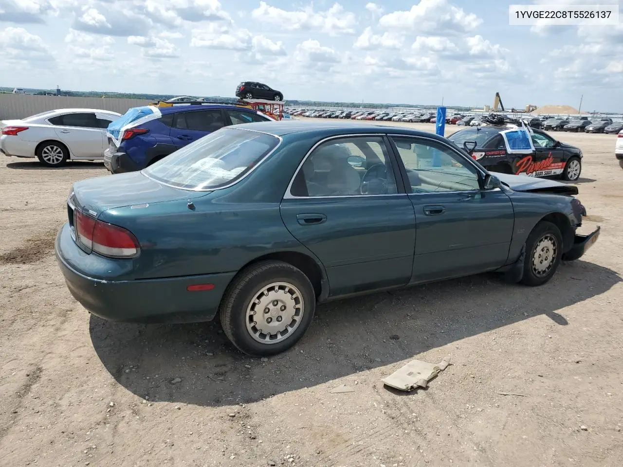 1996 Mazda 626 Dx VIN: 1YVGE22C8T5526137 Lot: 60801585