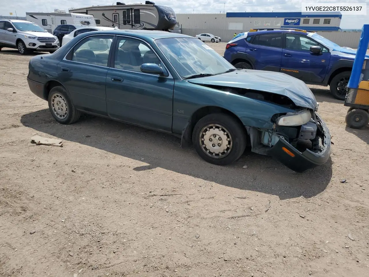 1996 Mazda 626 Dx VIN: 1YVGE22C8T5526137 Lot: 60801585