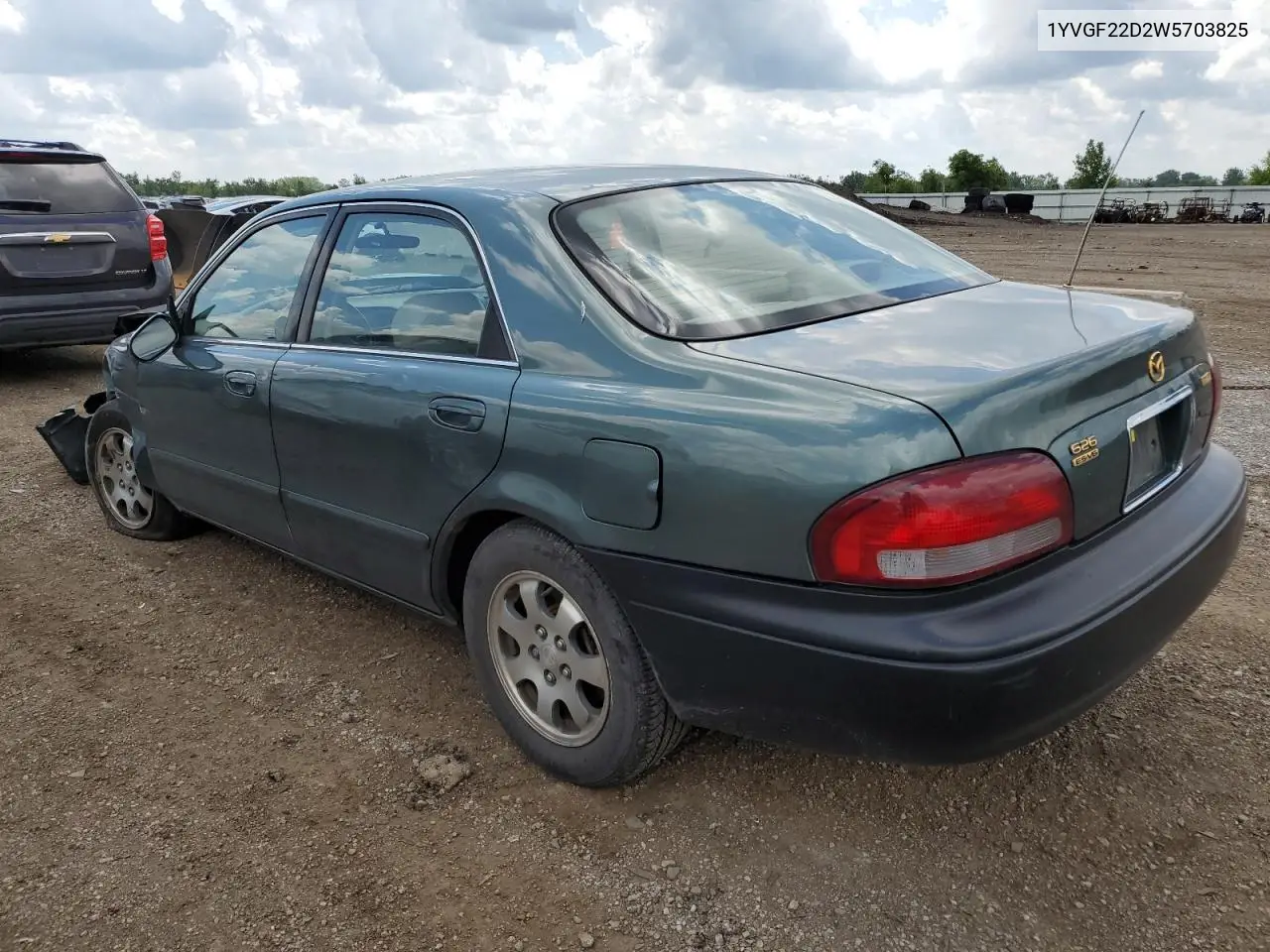 1998 Mazda 626 Es VIN: 1YVGF22D2W5703825 Lot: 62124115