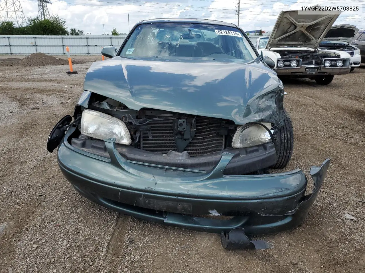 1998 Mazda 626 Es VIN: 1YVGF22D2W5703825 Lot: 62124115