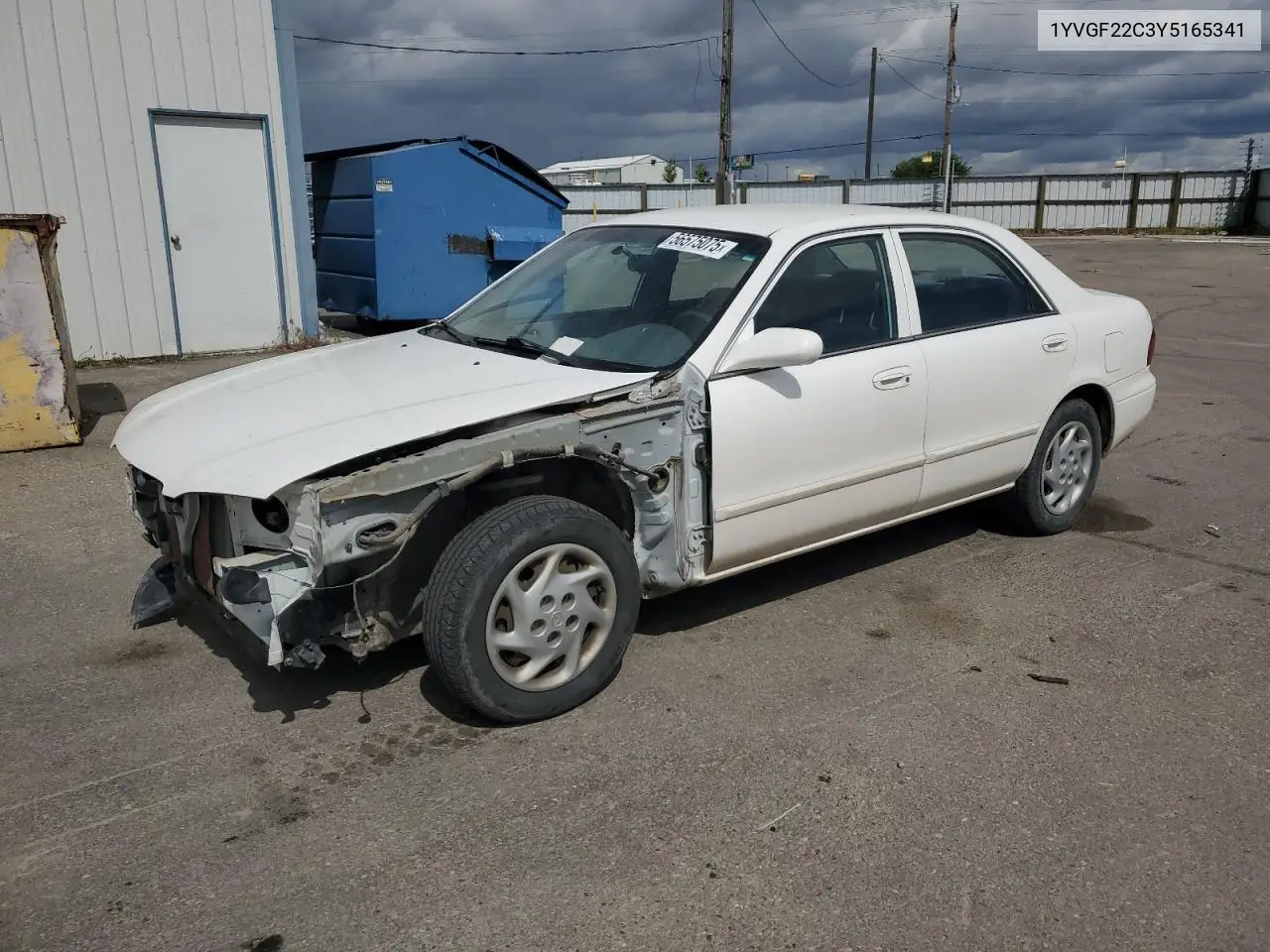 2000 Mazda 626 Es VIN: 1YVGF22C3Y5165341 Lot: 56575075