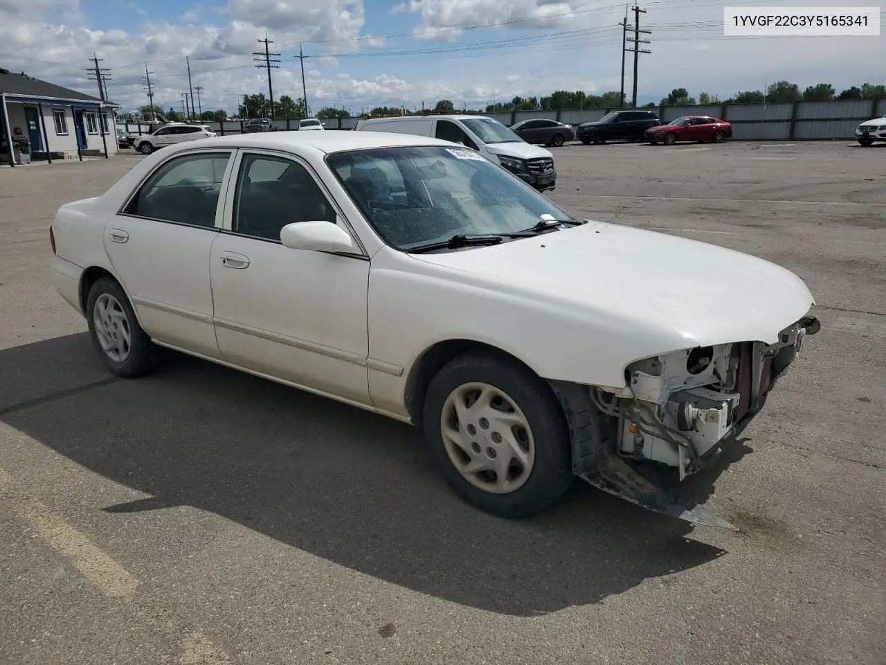2000 Mazda 626 Es VIN: 1YVGF22C3Y5165341 Lot: 56575075