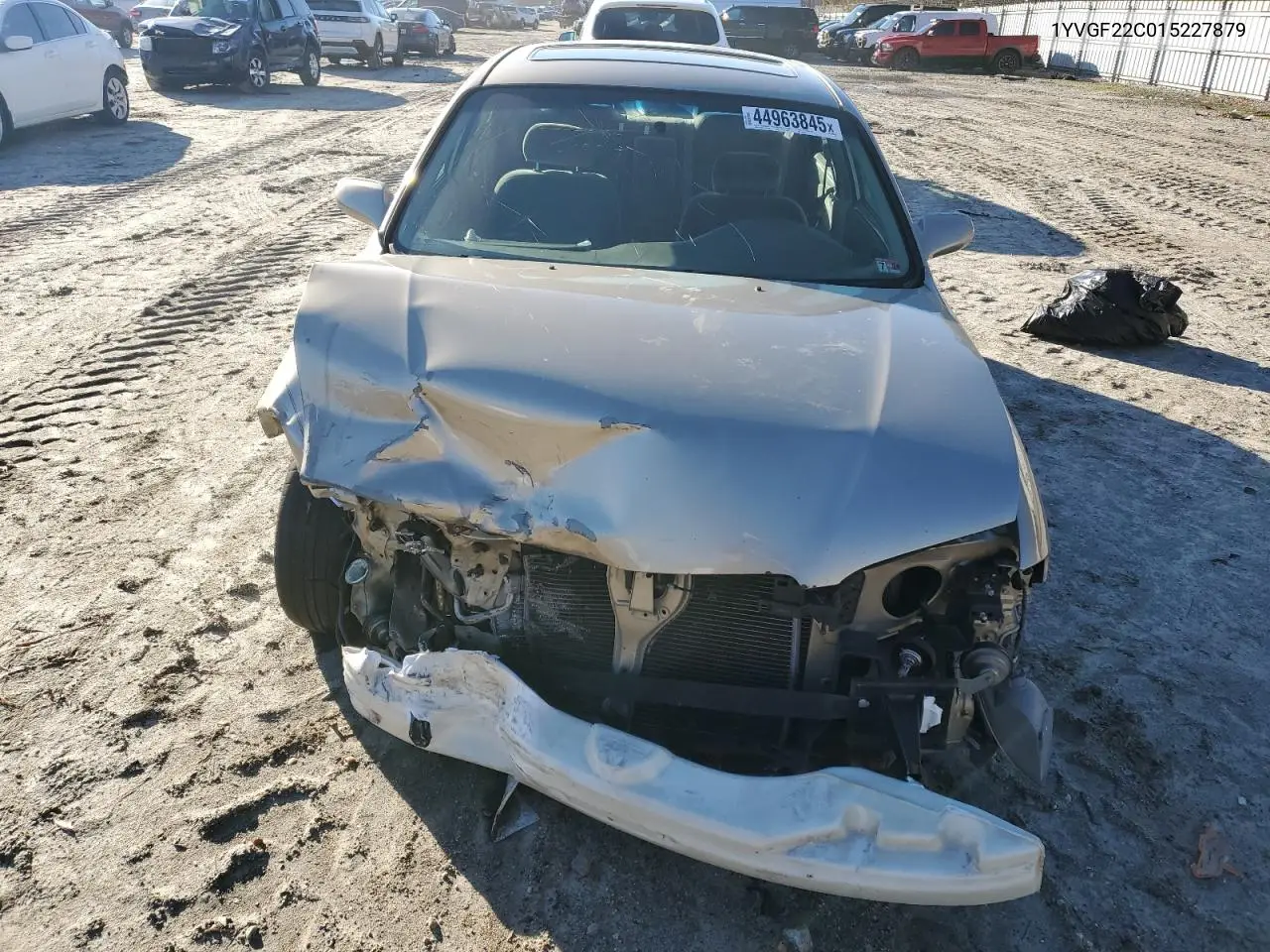 2001 Mazda 626 Es VIN: 1YVGF22C015227879 Lot: 44963845