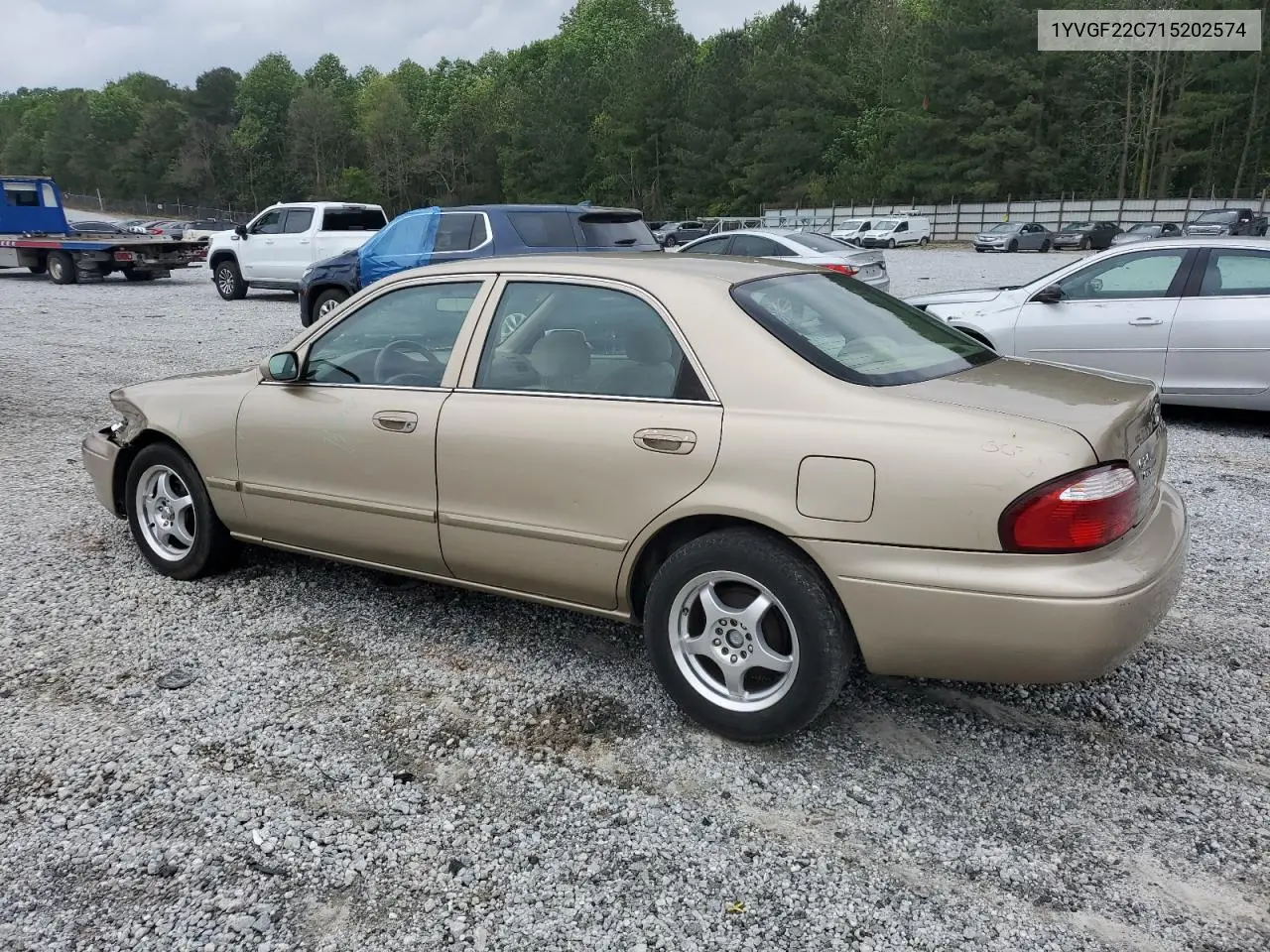 2001 Mazda 626 Es VIN: 1YVGF22C715202574 Lot: 54132915