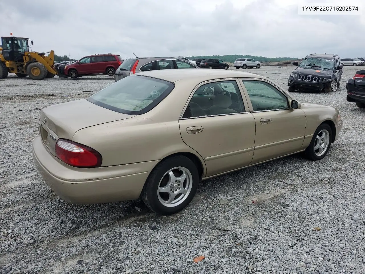 2001 Mazda 626 Es VIN: 1YVGF22C715202574 Lot: 54132915