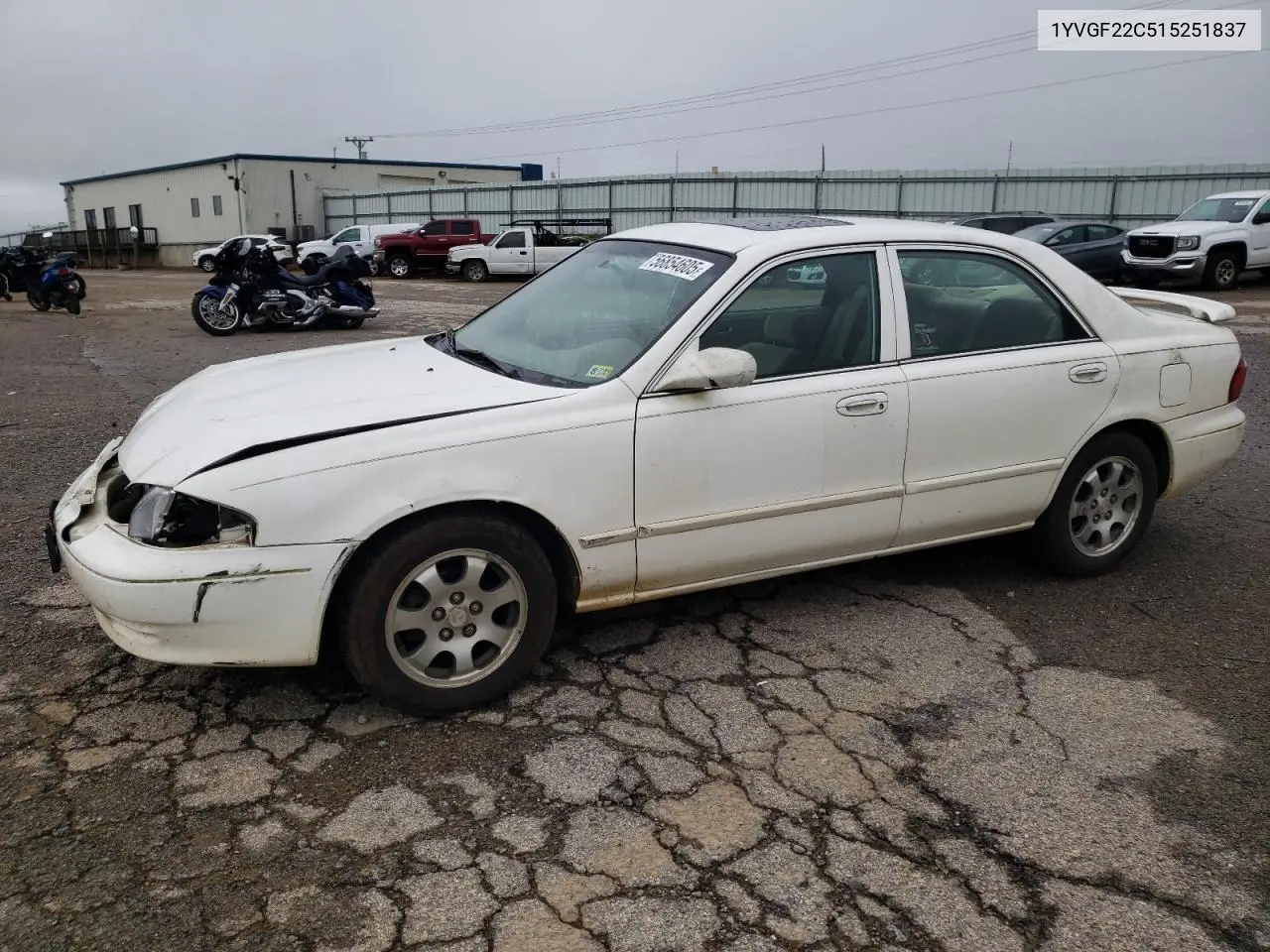 2001 Mazda 626 Es VIN: 1YVGF22C515251837 Lot: 56854605