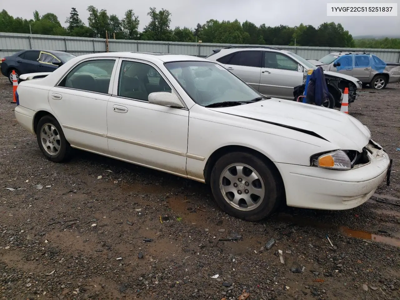 2001 Mazda 626 Es VIN: 1YVGF22C515251837 Lot: 56854605