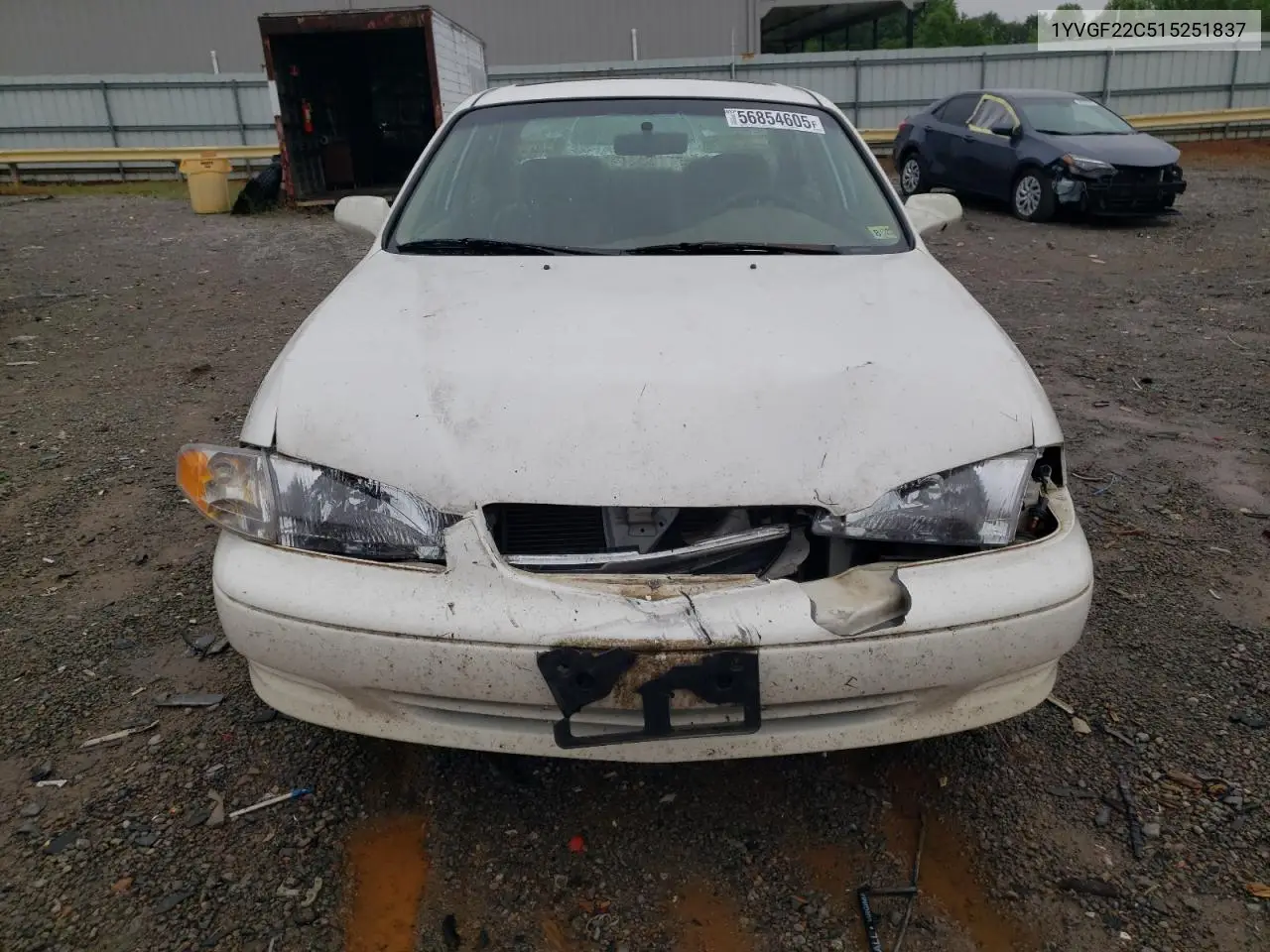 2001 Mazda 626 Es VIN: 1YVGF22C515251837 Lot: 56854605