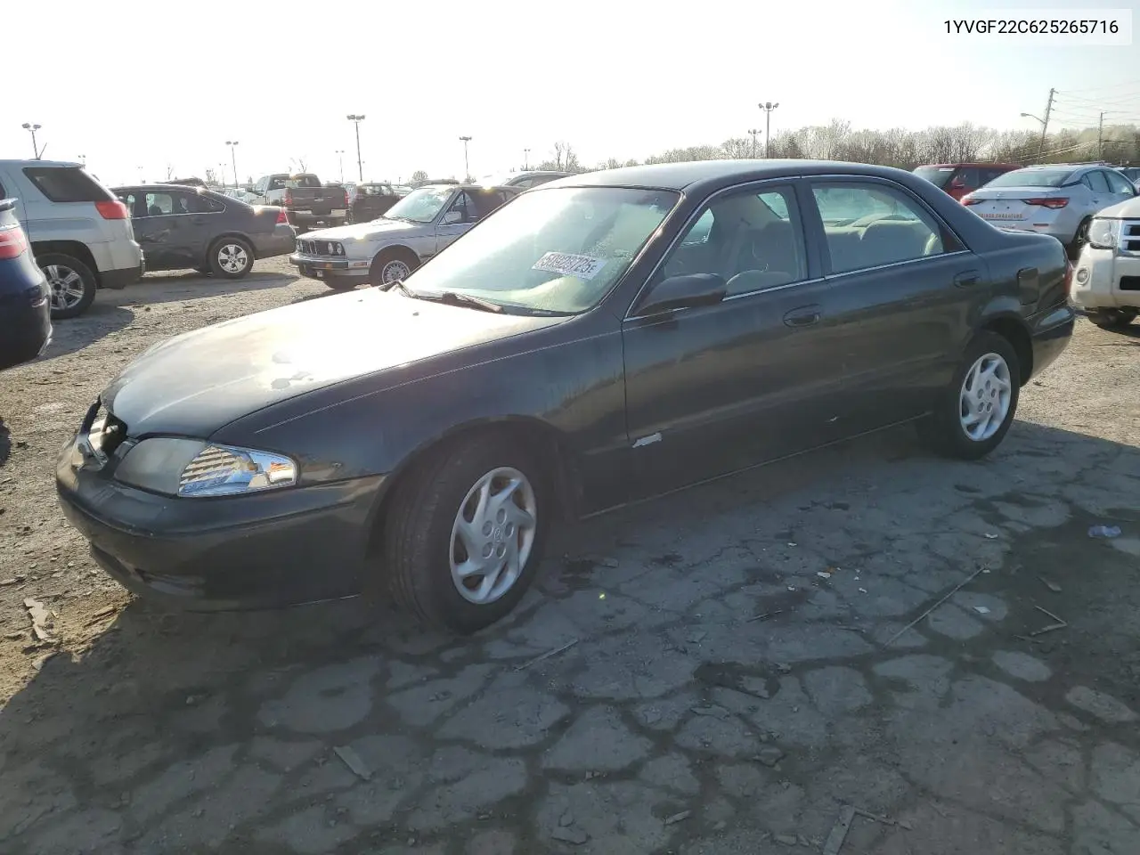 2002 Mazda 626 Lx VIN: 1YVGF22C625265716 Lot: 50928725
