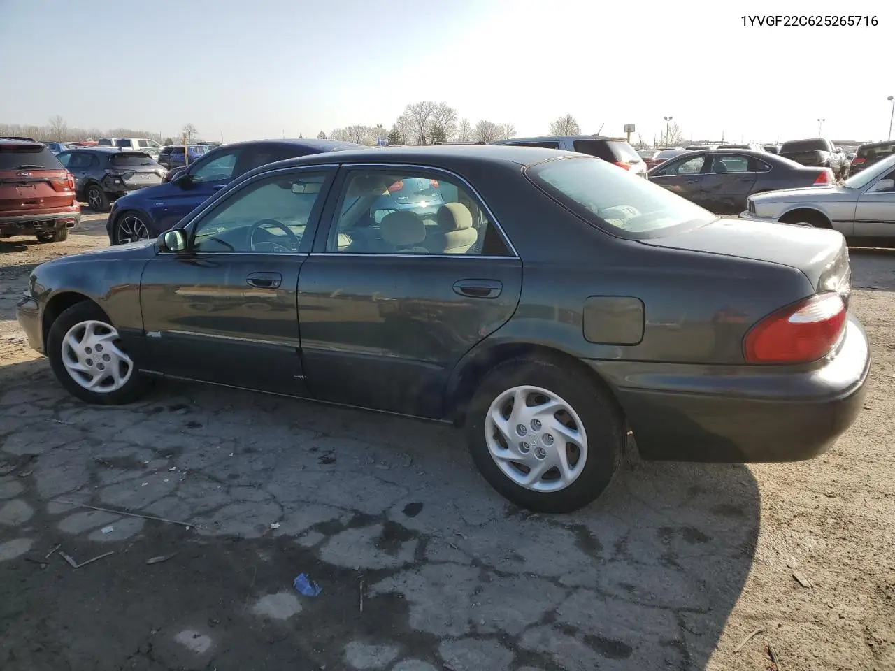 2002 Mazda 626 Lx VIN: 1YVGF22C625265716 Lot: 50928725