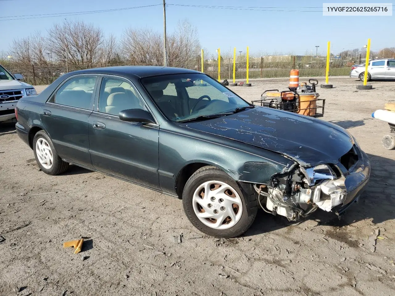 2002 Mazda 626 Lx VIN: 1YVGF22C625265716 Lot: 50928725