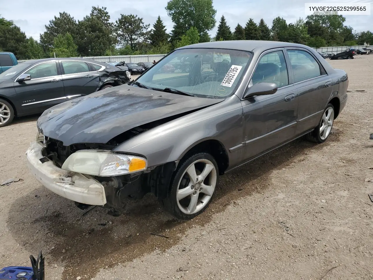 2002 Mazda 626 Lx VIN: 1YVGF22C525299565 Lot: 56692795