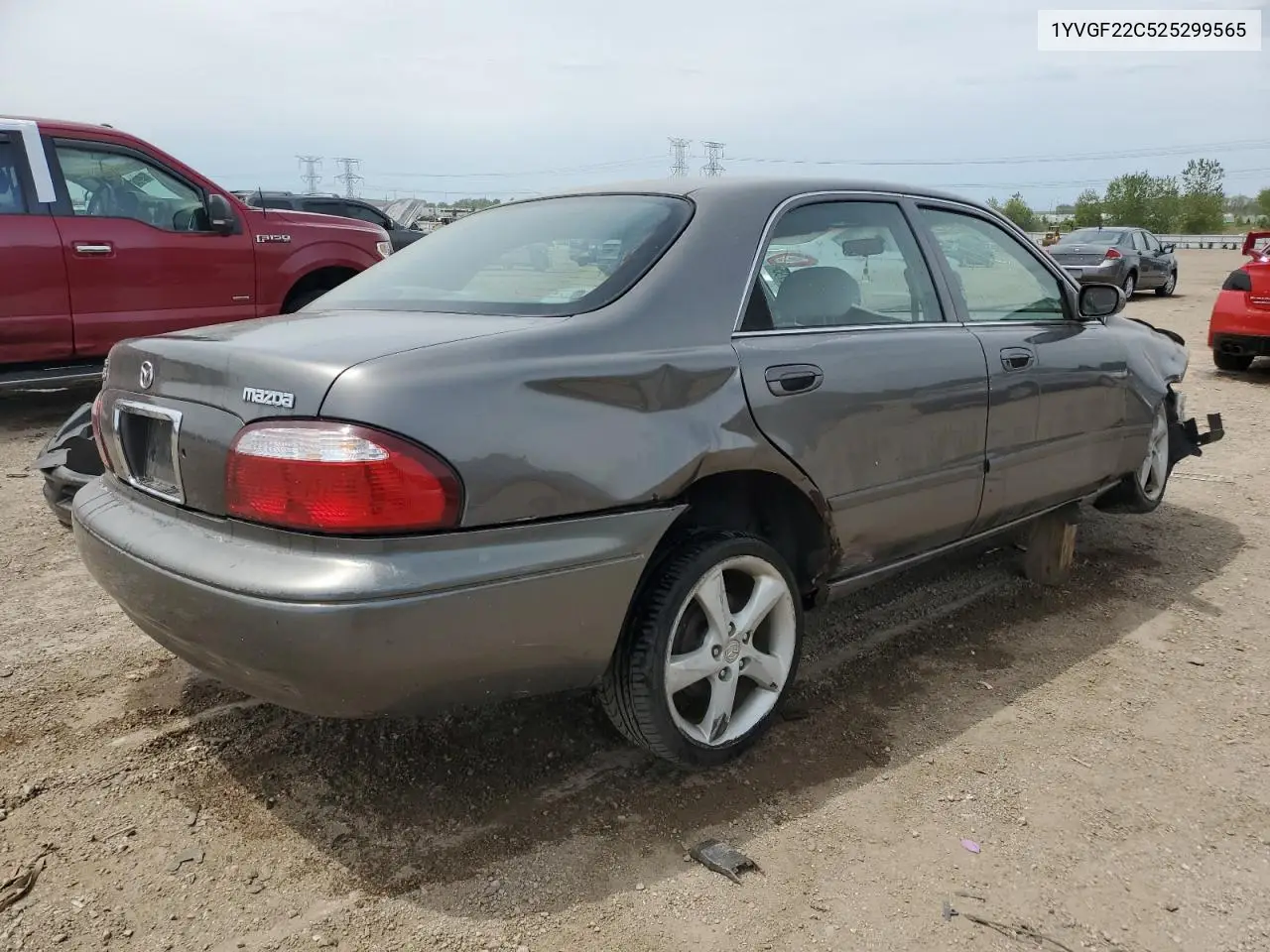 2002 Mazda 626 Lx VIN: 1YVGF22C525299565 Lot: 56692795