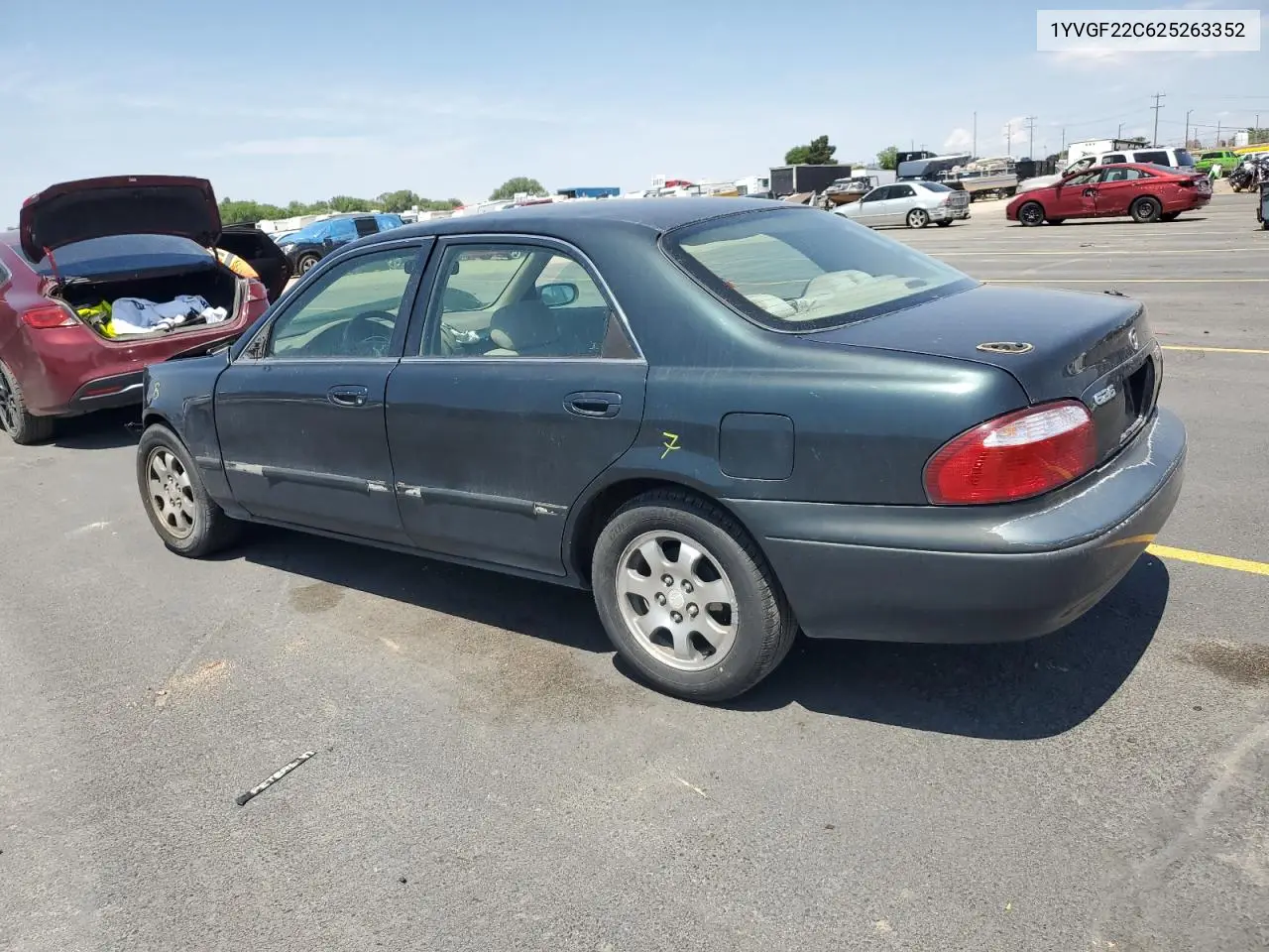 2002 Mazda 626 Lx VIN: 1YVGF22C625263352 Lot: 60855395