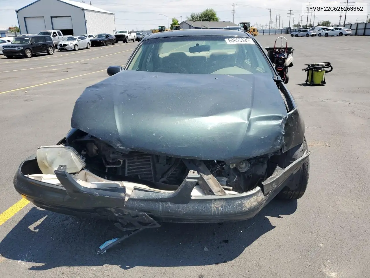 2002 Mazda 626 Lx VIN: 1YVGF22C625263352 Lot: 60855395