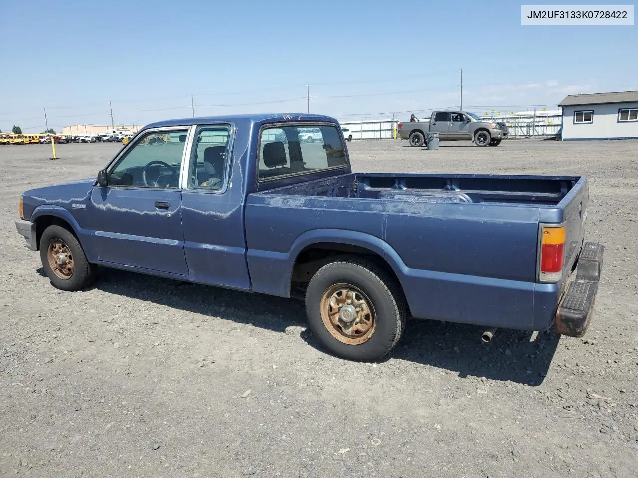 1989 Mazda B2200 Cab Plus VIN: JM2UF3133K0728422 Lot: 65468355