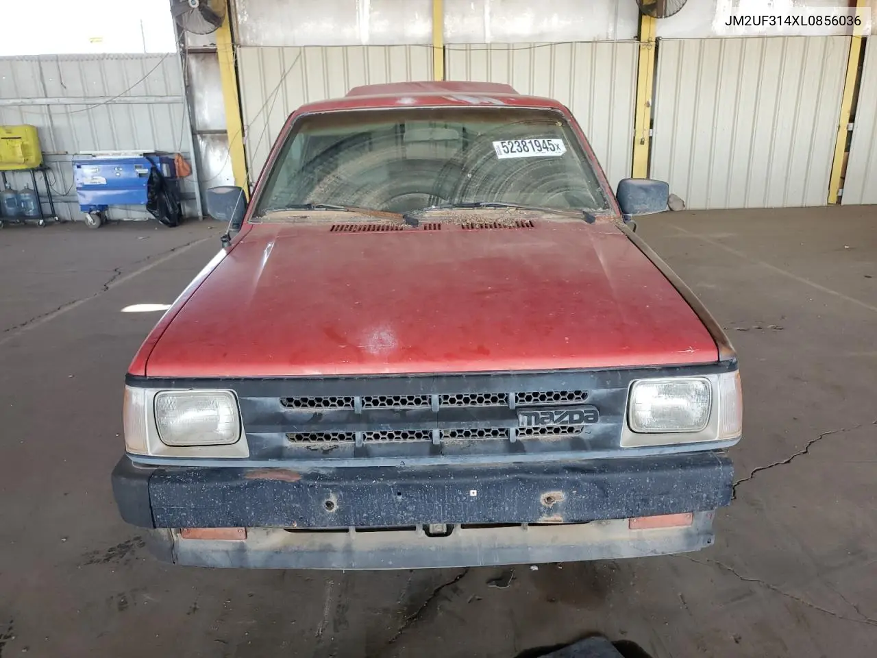 1990 Mazda B2600 Cab Plus VIN: JM2UF314XL0856036 Lot: 52381945