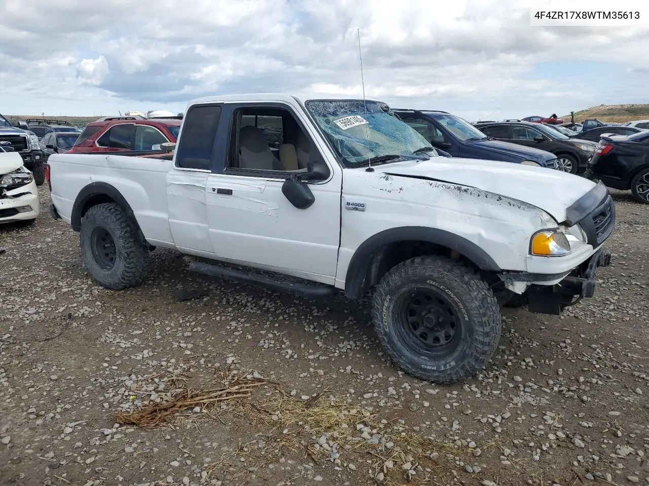 1998 Mazda B4000 Cab Plus VIN: 4F4ZR17X8WTM35613 Lot: 56981405