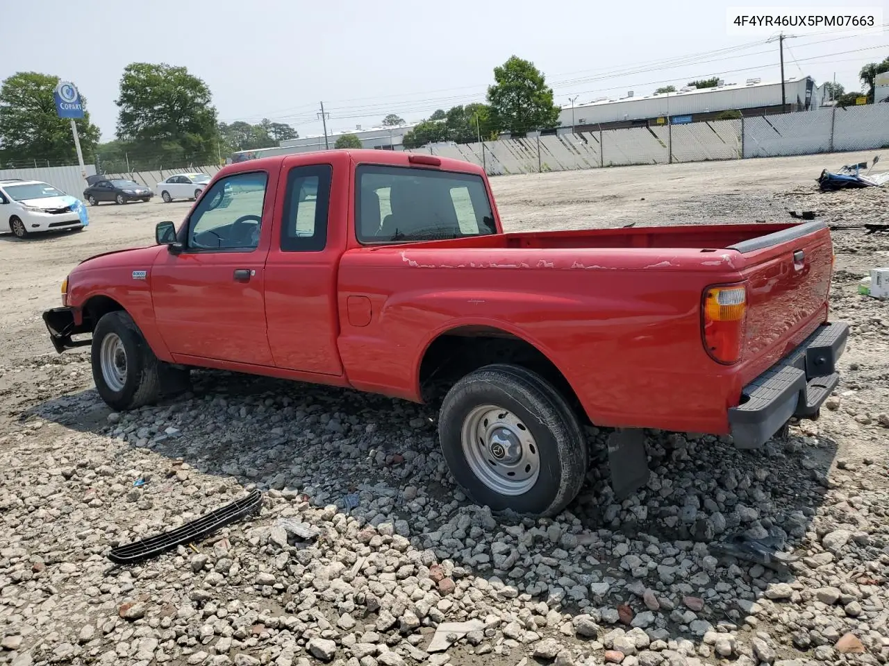 2005 Mazda B3000 Cab Plus VIN: 4F4YR46UX5PM07663 Lot: 58955125