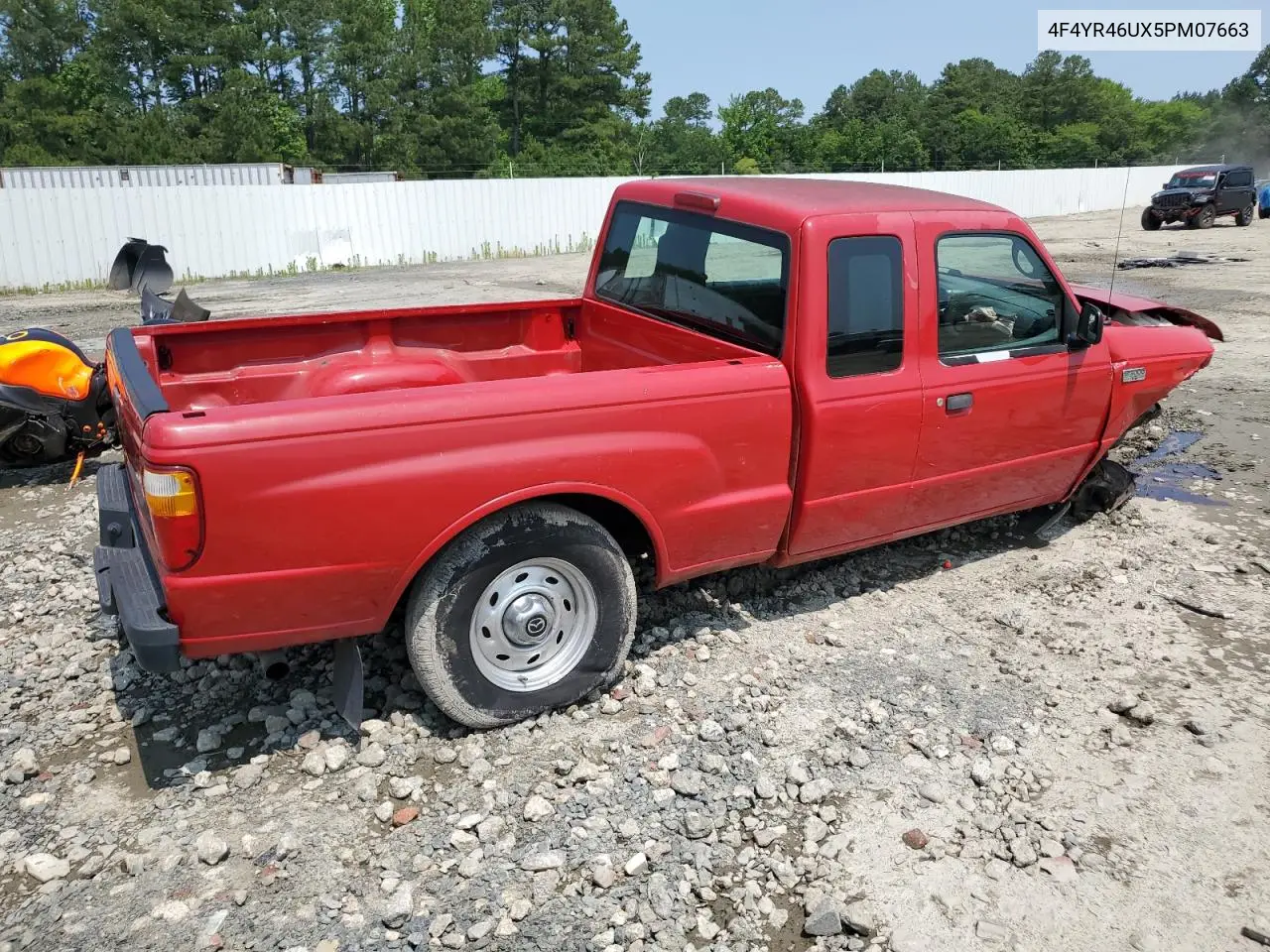 2005 Mazda B3000 Cab Plus VIN: 4F4YR46UX5PM07663 Lot: 58955125