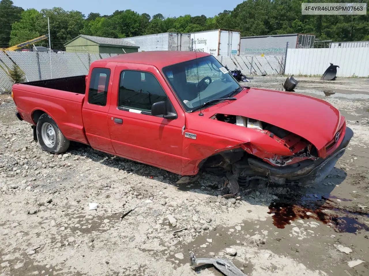 2005 Mazda B3000 Cab Plus VIN: 4F4YR46UX5PM07663 Lot: 58955125