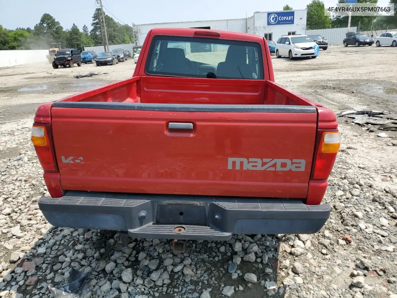 2005 Mazda B3000 Cab Plus VIN: 4F4YR46UX5PM07663 Lot: 58955125
