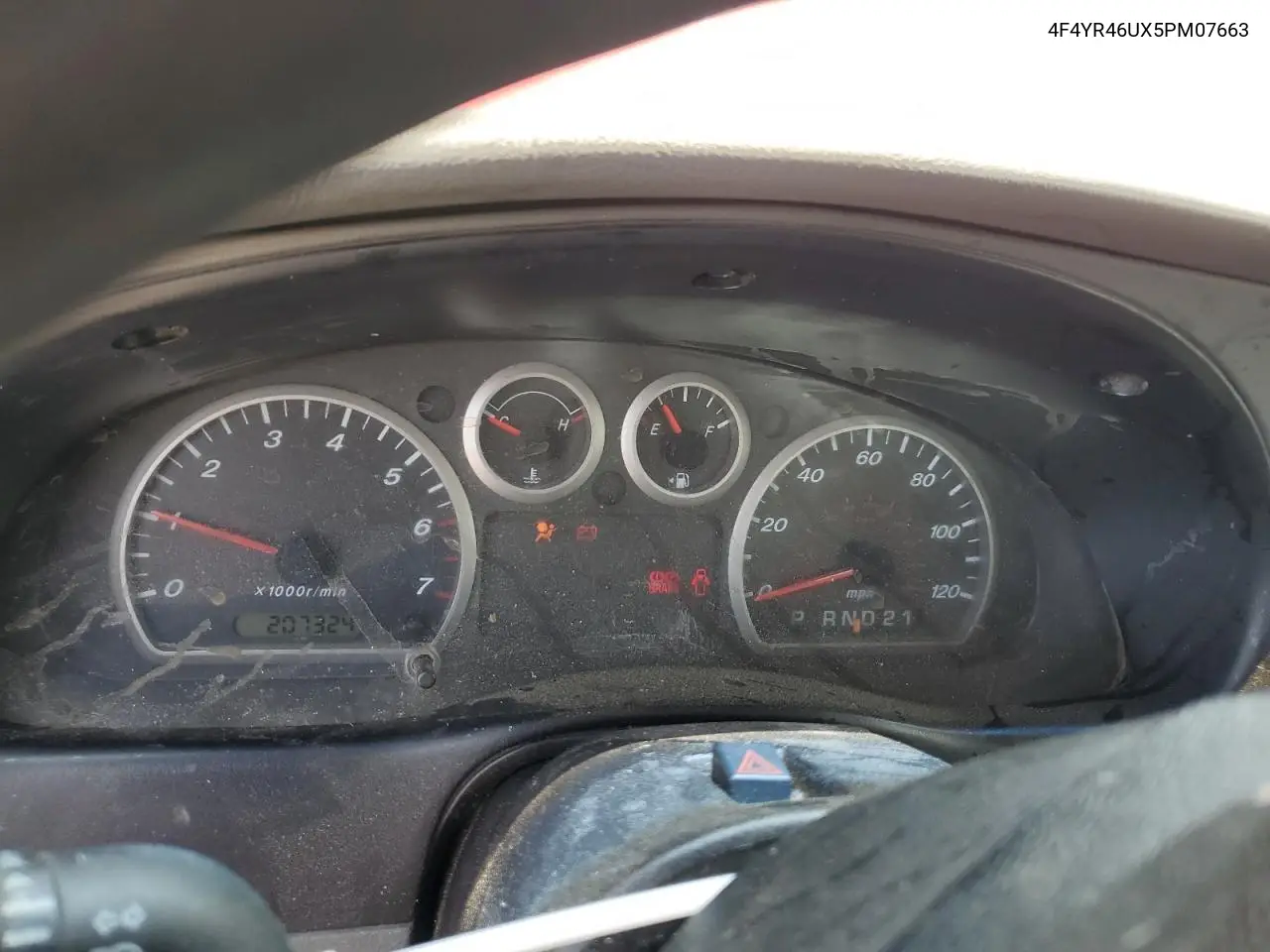 2005 Mazda B3000 Cab Plus VIN: 4F4YR46UX5PM07663 Lot: 58955125