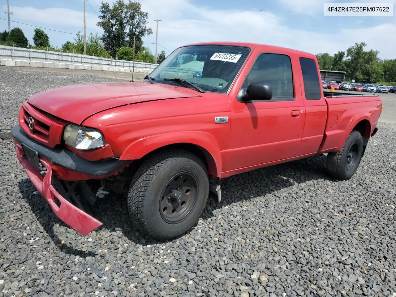 2005 Mazda B4000 Cab Plus VIN: 4F4ZR47E25PM07622 Lot: 61225235
