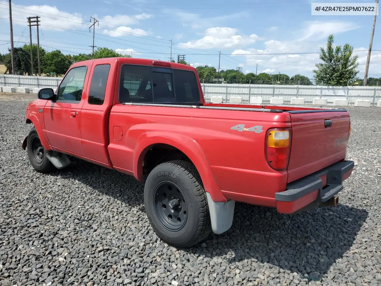 2005 Mazda B4000 Cab Plus VIN: 4F4ZR47E25PM07622 Lot: 61225235