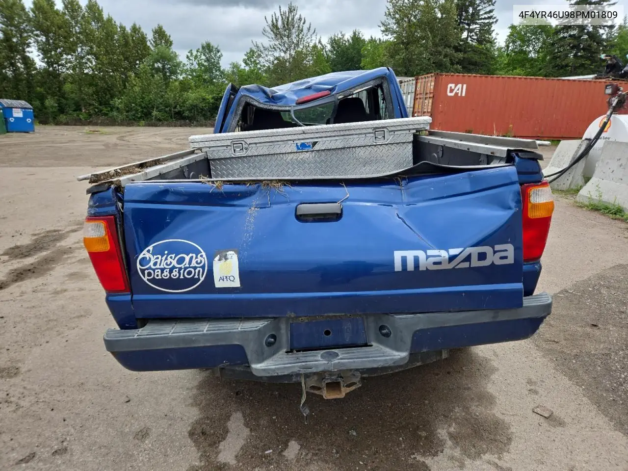 2008 Mazda B3000 Cab Plus VIN: 4F4YR46U98PM01809 Lot: 62233105