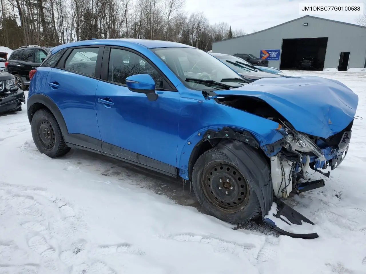2016 Mazda Cx-3 Touring VIN: JM1DKBC77G0100588 Lot: 44763635