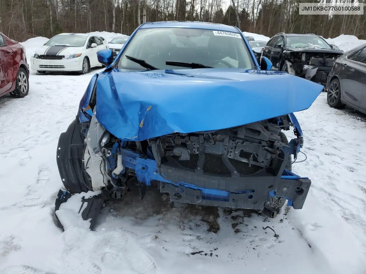 2016 Mazda Cx-3 Touring VIN: JM1DKBC77G0100588 Lot: 44763635