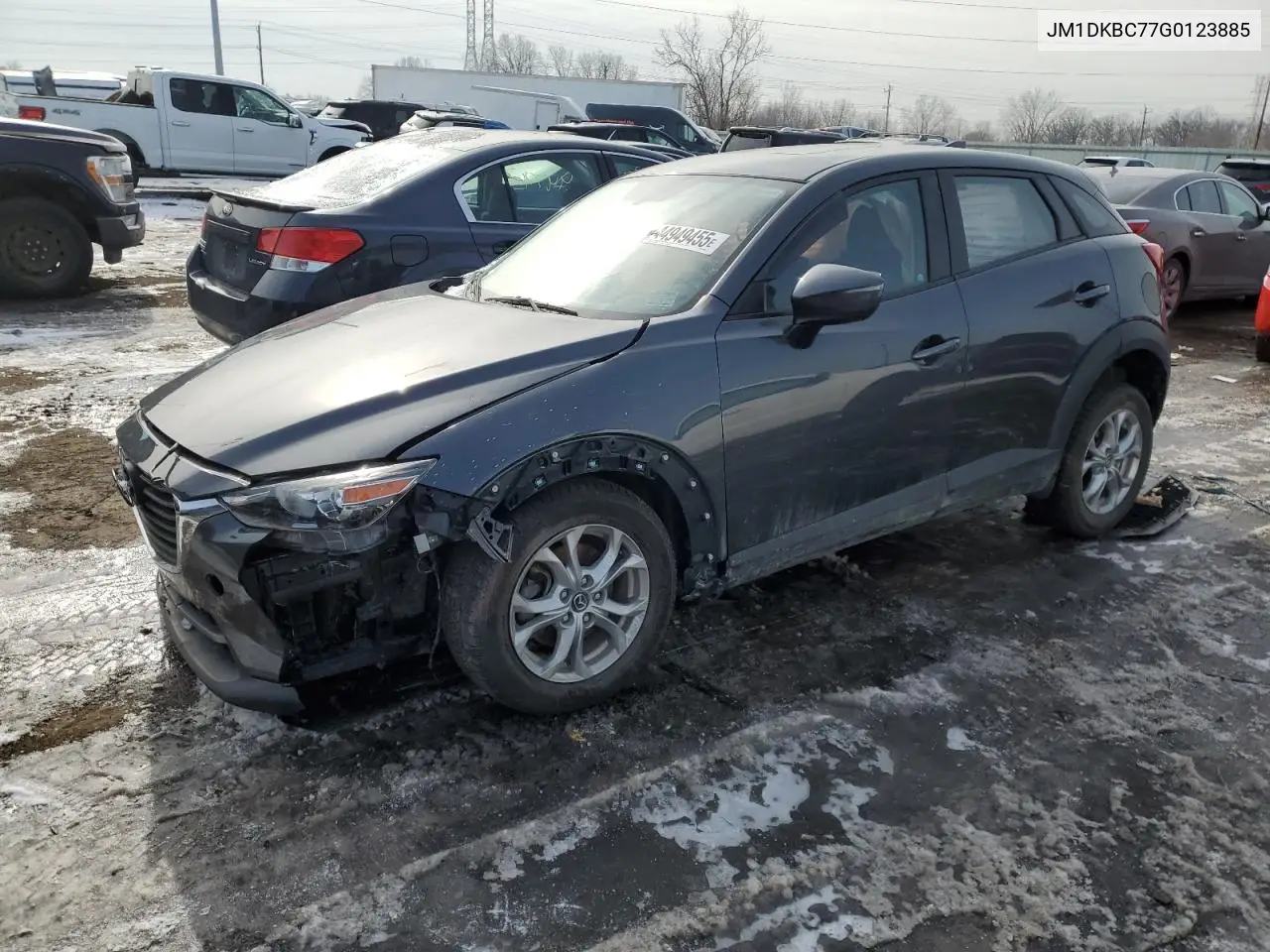2016 Mazda Cx-3 Touring VIN: JM1DKBC77G0123885 Lot: 44949455