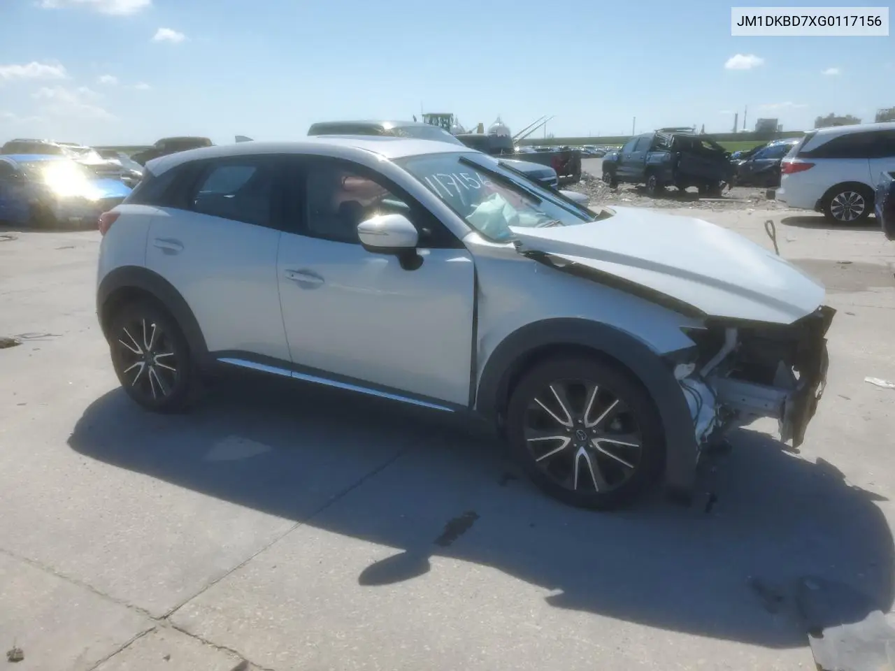 2016 Mazda Cx-3 Grand Touring VIN: JM1DKBD7XG0117156 Lot: 55796275
