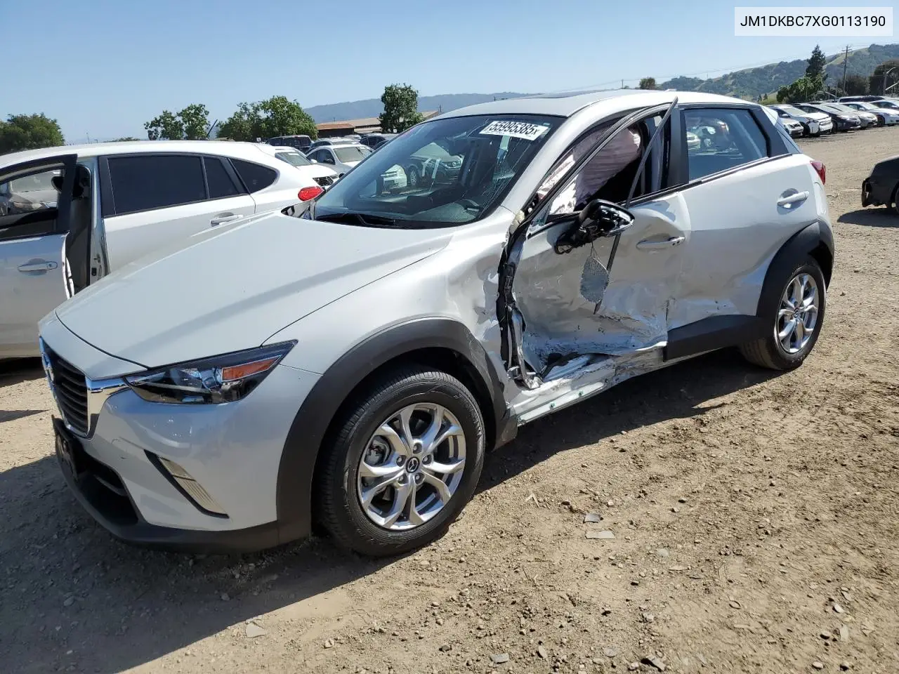 2016 Mazda Cx-3 Touring VIN: JM1DKBC7XG0113190 Lot: 55995385