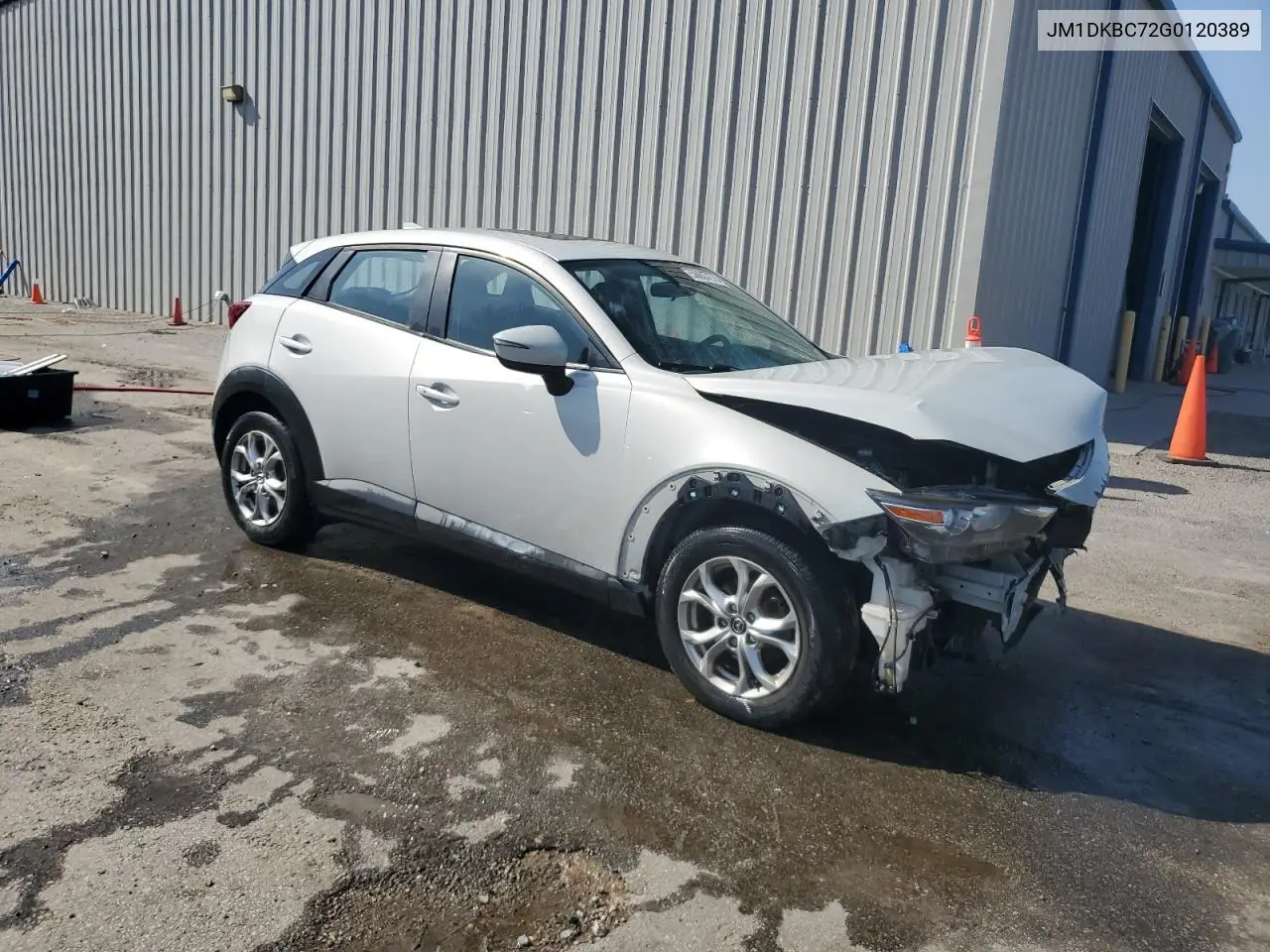 2016 Mazda Cx-3 Touring VIN: JM1DKBC72G0120389 Lot: 58637275