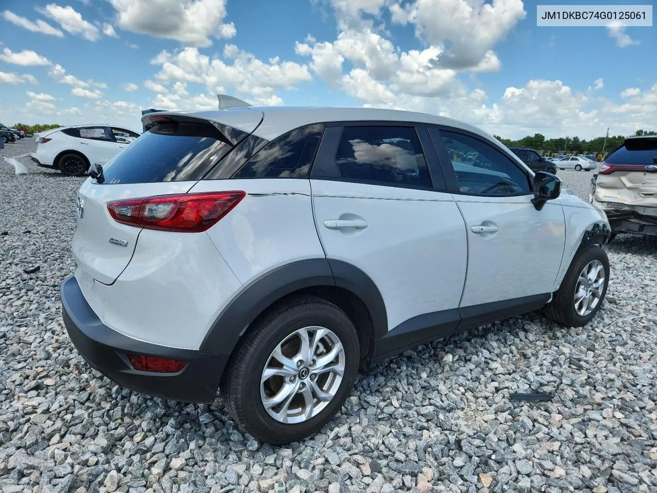 2016 Mazda Cx-3 Touring VIN: JM1DKBC74G0125061 Lot: 61143895