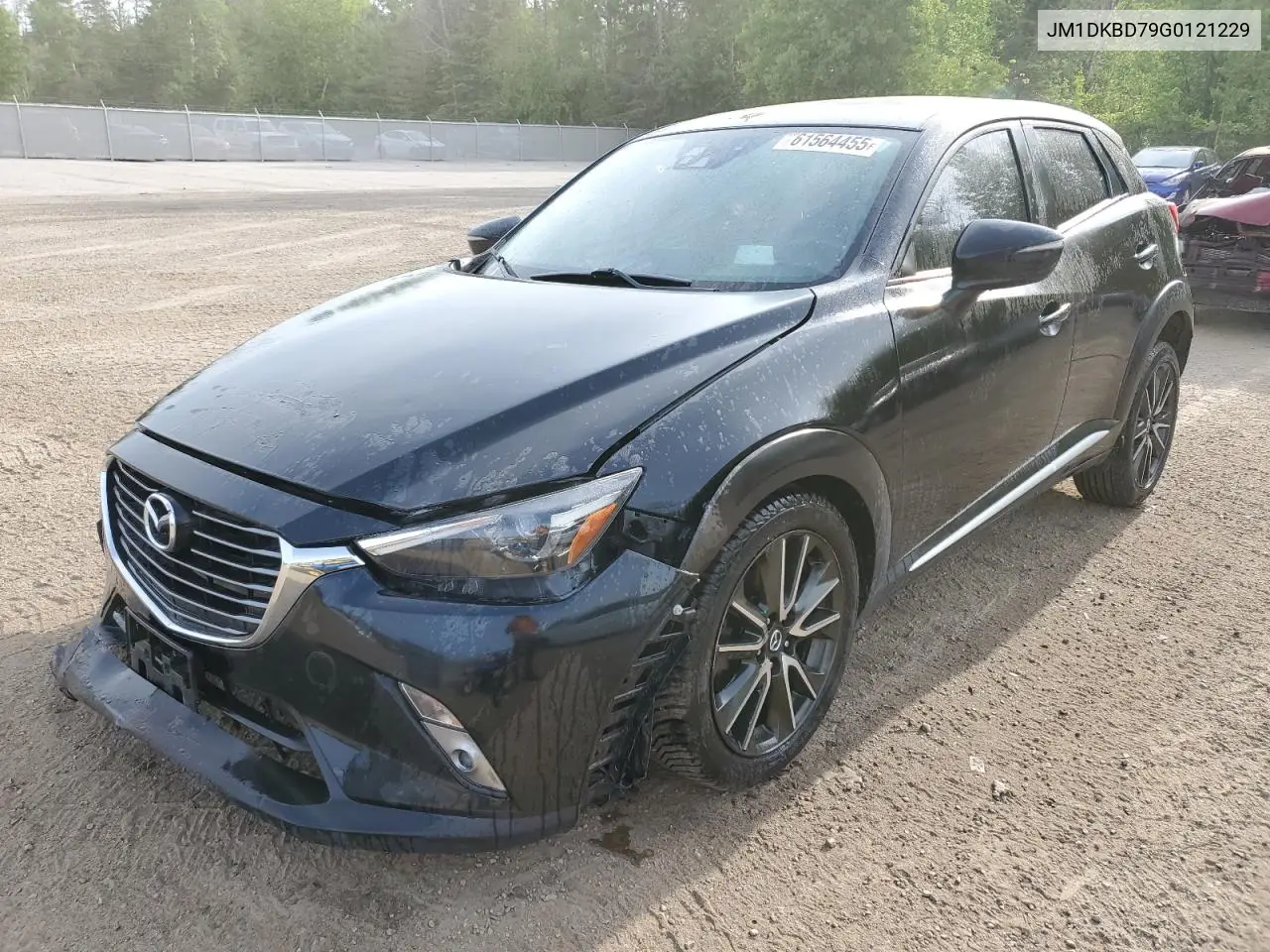 2016 Mazda Cx-3 Grand Touring VIN: JM1DKBD79G0121229 Lot: 61564455