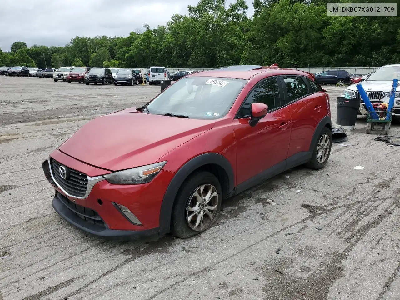 2016 Mazda Cx-3 Touring VIN: JM1DKBC7XG0121709 Lot: 61626245