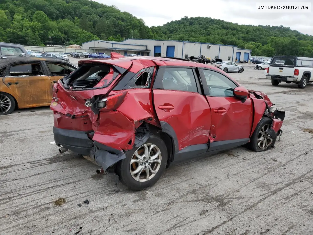 2016 Mazda Cx-3 Touring VIN: JM1DKBC7XG0121709 Lot: 61626245