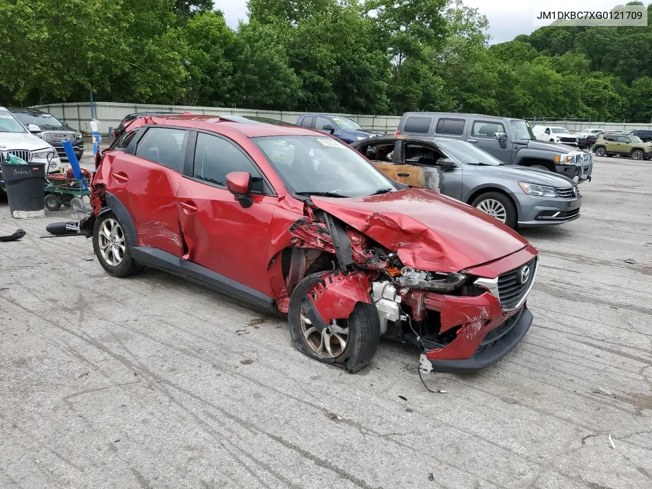2016 Mazda Cx-3 Touring VIN: JM1DKBC7XG0121709 Lot: 61626245
