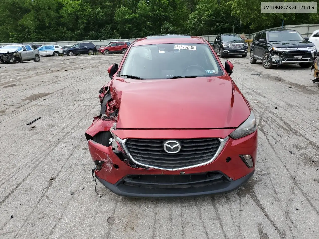 2016 Mazda Cx-3 Touring VIN: JM1DKBC7XG0121709 Lot: 61626245