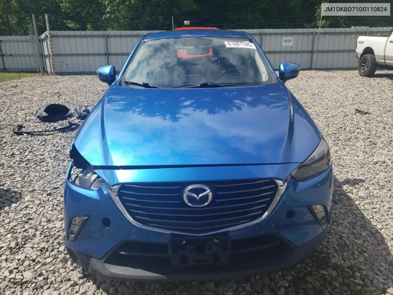 2016 Mazda Cx-3 Grand Touring VIN: JM1DKBD71G0110824 Lot: 61681145