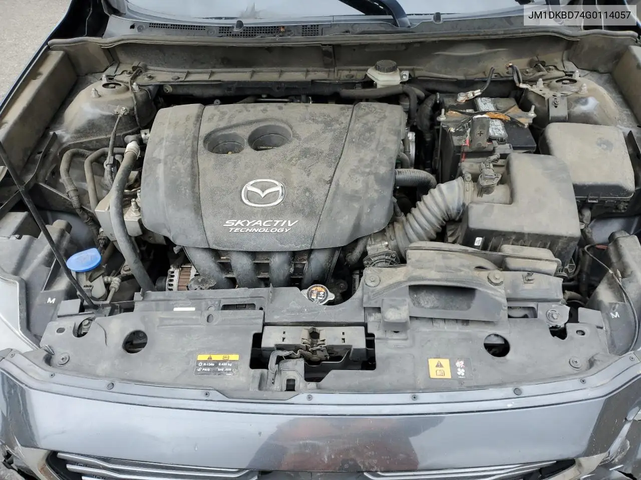 2016 Mazda Cx-3 Grand Touring VIN: JM1DKBD74G0114057 Lot: 62029135