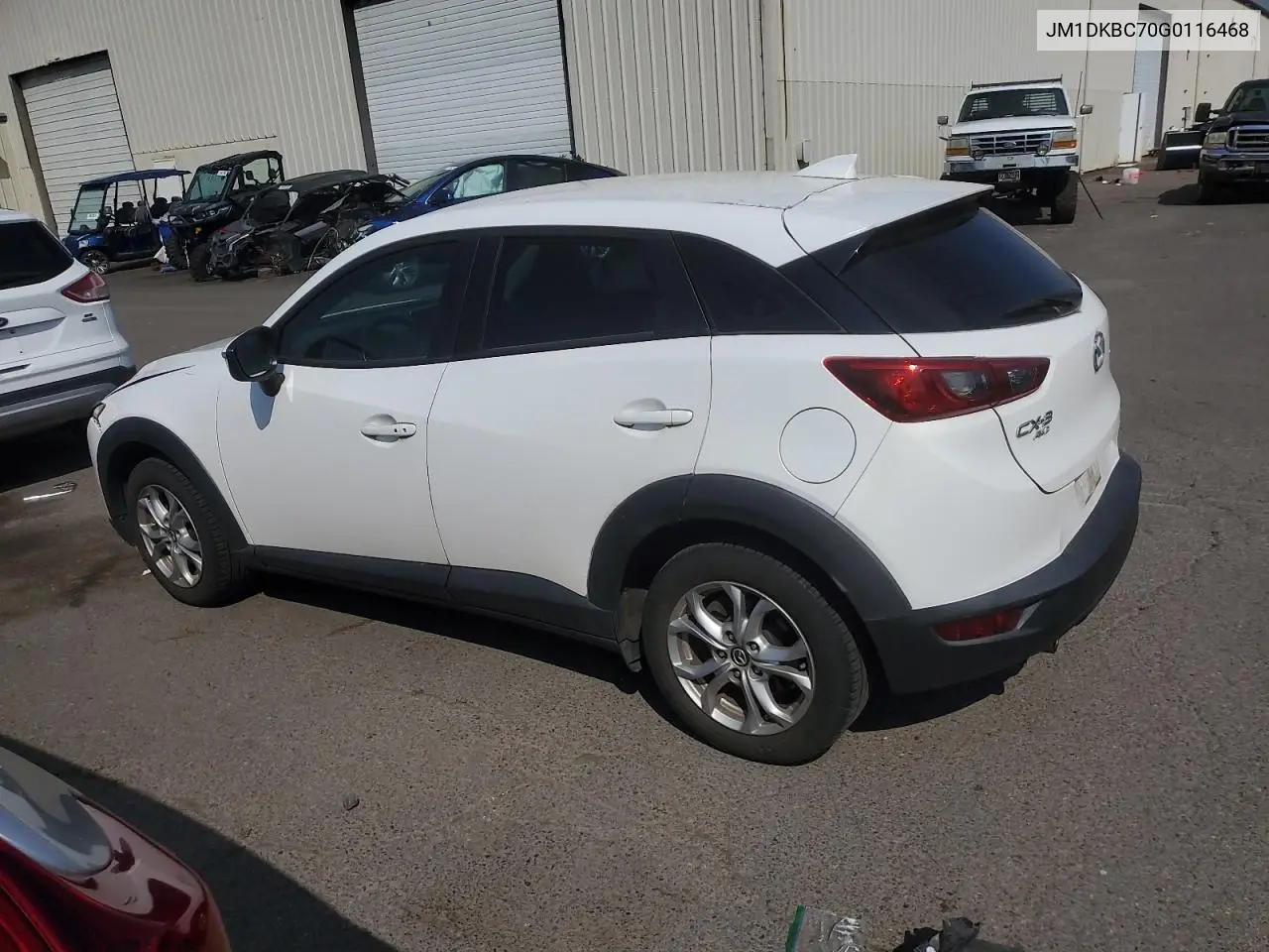 2016 Mazda Cx-3 Touring VIN: JM1DKBC70G0116468 Lot: 62037165