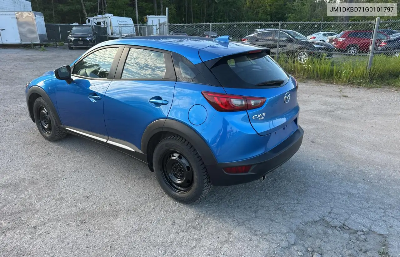 2016 Mazda Cx-3 Grand Touring VIN: JM1DKBD71G0101797 Lot: 62799475