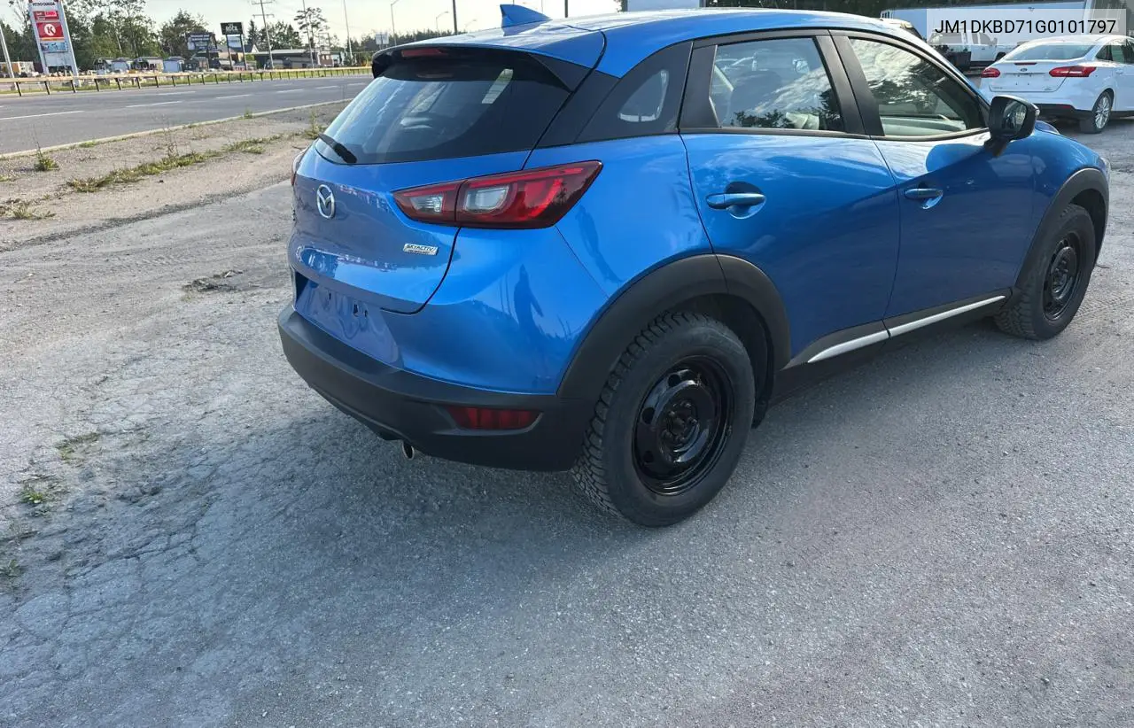 2016 Mazda Cx-3 Grand Touring VIN: JM1DKBD71G0101797 Lot: 62799475