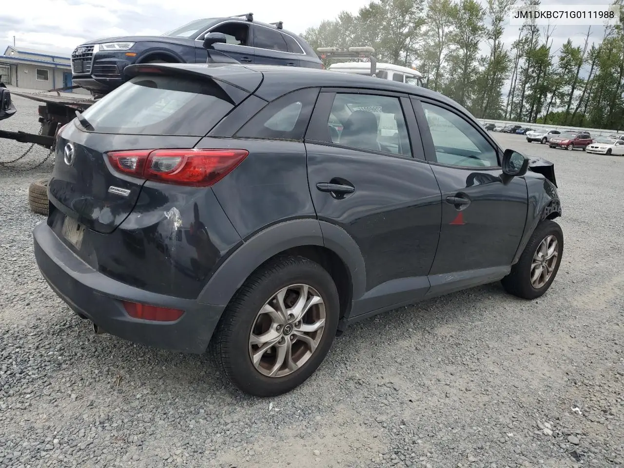2016 Mazda Cx-3 Touring VIN: JM1DKBC71G0111988 Lot: 62869045