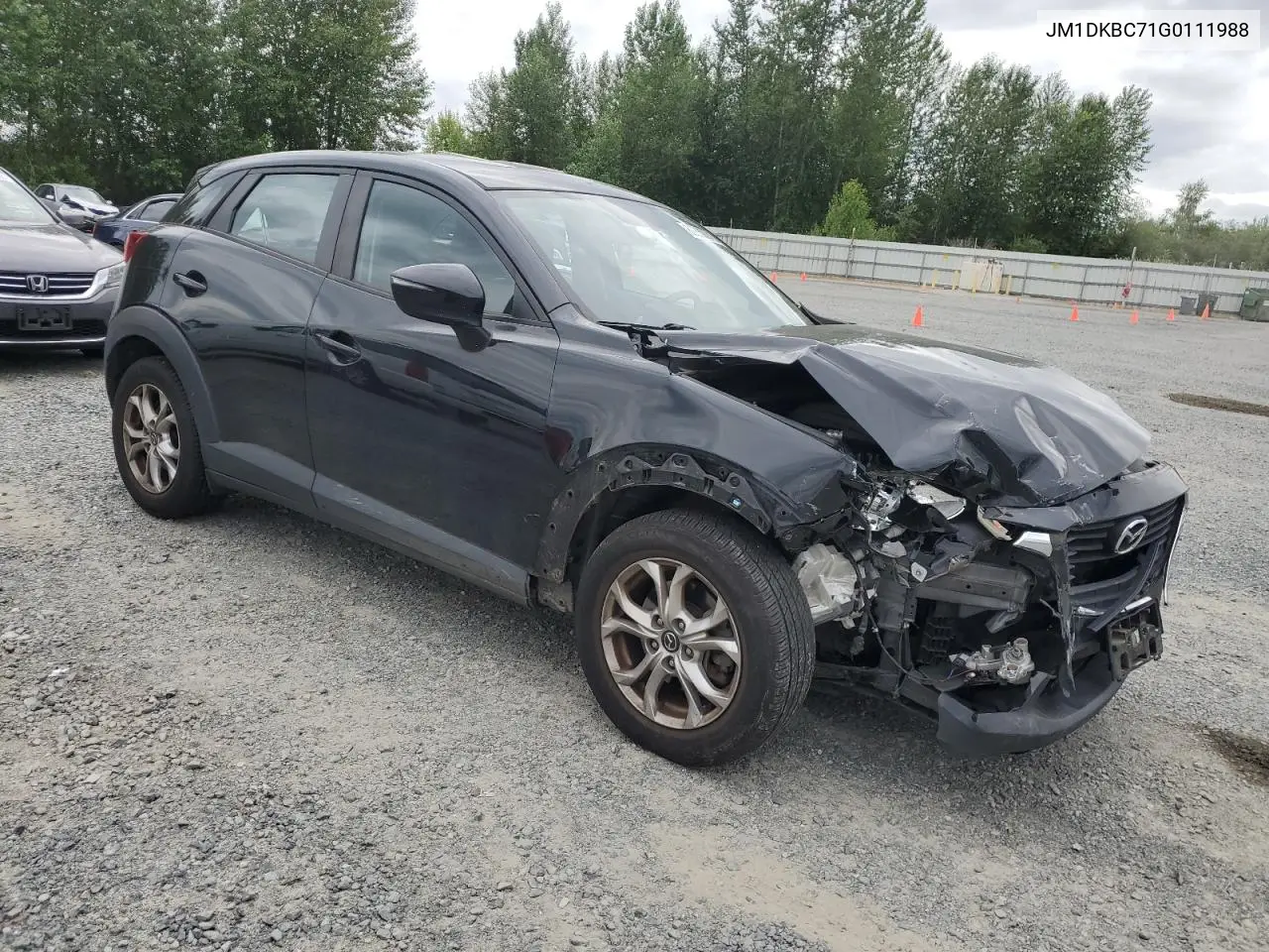 2016 Mazda Cx-3 Touring VIN: JM1DKBC71G0111988 Lot: 62869045