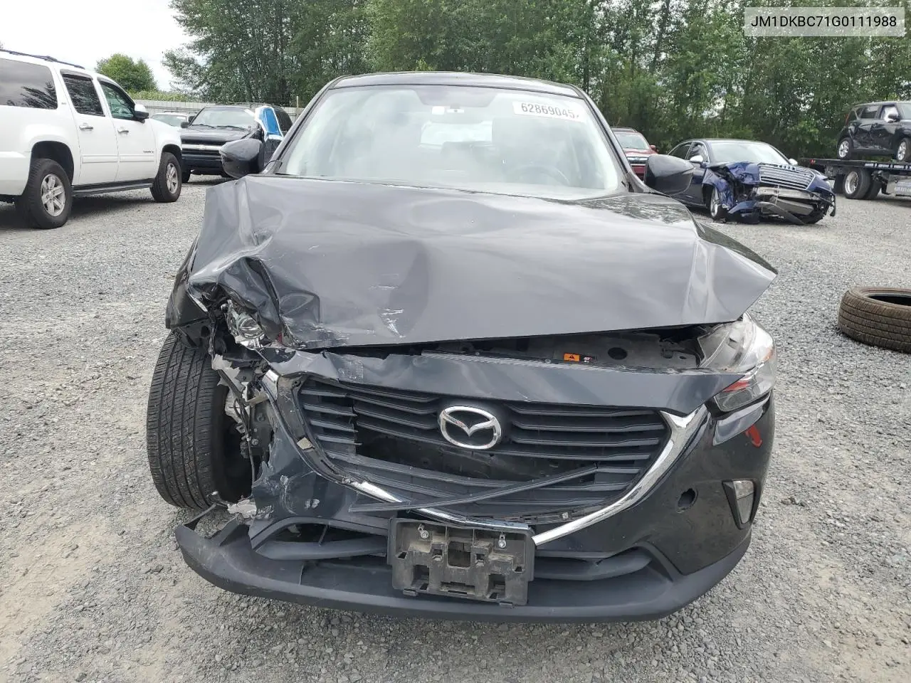 2016 Mazda Cx-3 Touring VIN: JM1DKBC71G0111988 Lot: 62869045